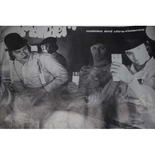 394 - Clockwork Orange film poster. 90cm x 65cm.