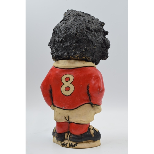 85A - John Hughes Grogg model Wales Grand Slam 1978 number '8', 32cm tall.