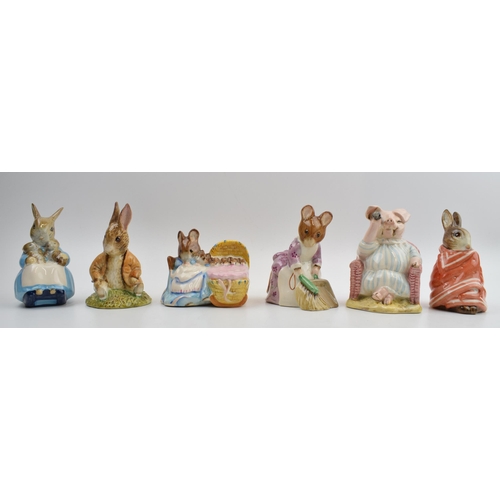 93 - Beatrix Potter's Hunca Munca Sweeping, Benjamin Bunny, Royal Albert Mrs Rabbit & Bunnies, Little Pig... 