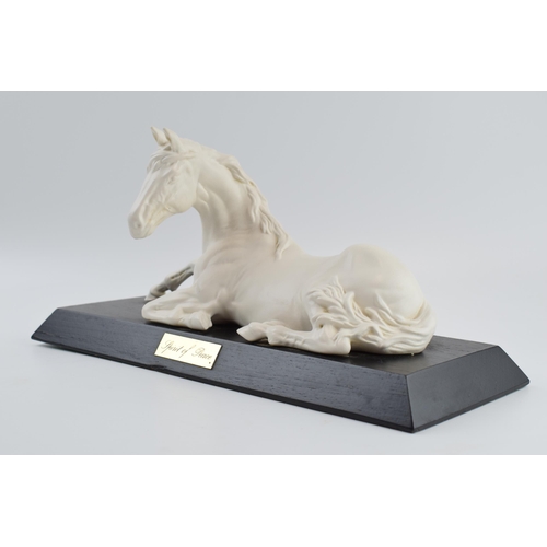 75B - Beswick Spirit of Peace on wooden base.