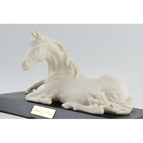 75B - Beswick Spirit of Peace on wooden base.