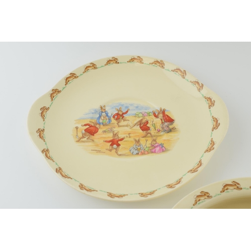 118 - Royal Doulton Bunnykins to include an oval serving bowl 'Family Photograph' with 1954-1958 backstamp... 