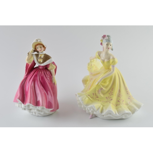 135 - Royal Doulton figures to include Sunday Morning HN2184 and Ninette HN2379 (2).