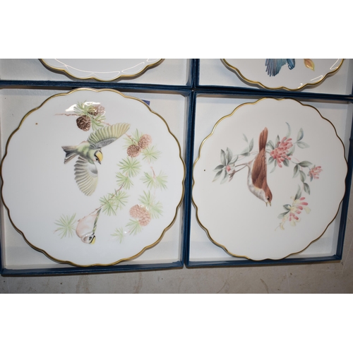 146 - A set of 8 boxed Royal Worcester 'The Birds of Dorothy Doughty' plates, limited edition of 7500, wit... 