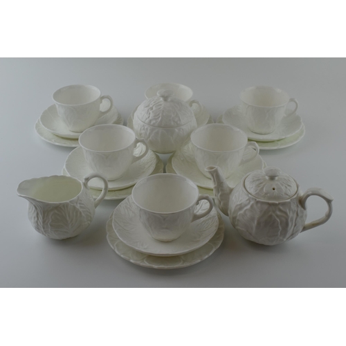 148 - Coalport / Wedgwood Countryware to include a small teapot, 6 cups, 6 saucers, 6 sides, a milk jug an... 