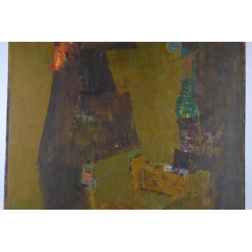 248 - Vincent Bennett (Plymouth 1910-1993), oil on board, 'Ancient Men', signed and dated 1968, 91.5cm x 7... 