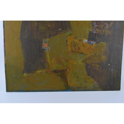 248 - Vincent Bennett (Plymouth 1910-1993), oil on board, 'Ancient Men', signed and dated 1968, 91.5cm x 7... 