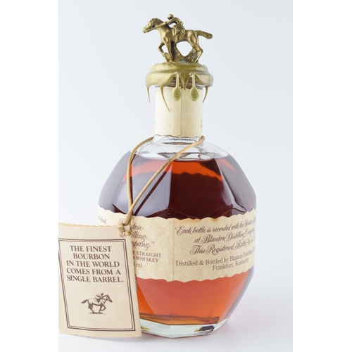 290 - Boxed Blanton's Single Barrel Bourbon Whiskey 750ml No. 133 1993 93 Proof, 46.5% alcohol with horse ... 