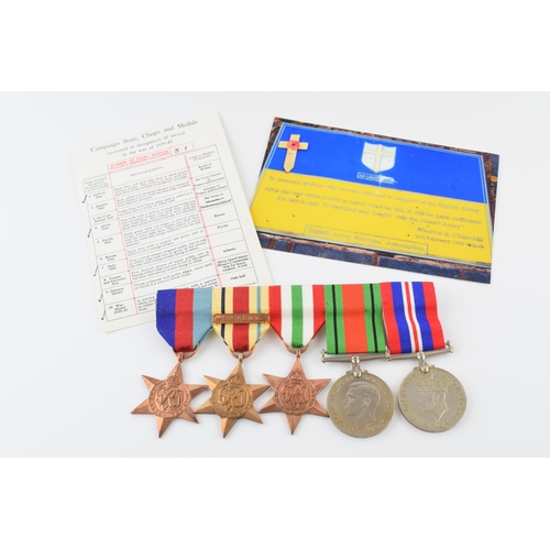 373 - World Way Two 8th Army medals to include the Africa Star, Italy Star, 1939-1945 Star, the Defence Me... 