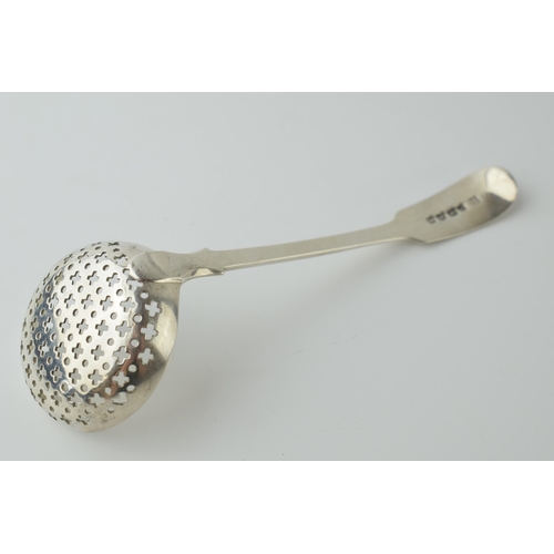 493 - Silver sugar sifter ladle, London 1822, Eley & Fearn, 43.4 grams.