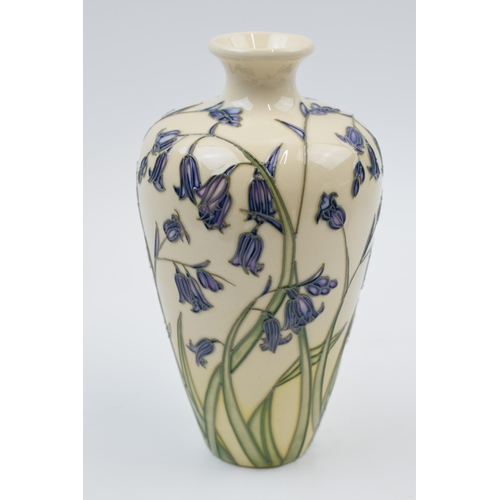 84 - Boxed Moorcroft Bluebells vase, 72/6, limited edition of 300, 15.5cm tall.