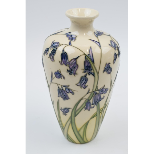 84 - Boxed Moorcroft Bluebells vase, 72/6, limited edition of 300, 15.5cm tall.