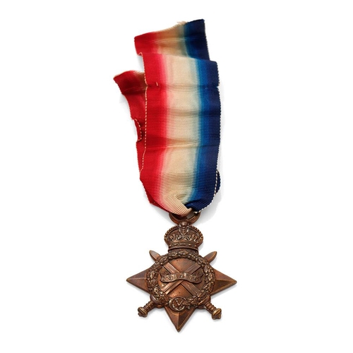 365 - World War One 1914-1915 Star with ribbon 'T F Twitchett BDR RFA'.