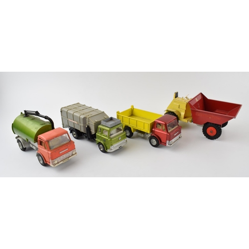 309 - A collection of unboxed Dinky and similar die-cast model vehicles. To include Dinky Toys Refuse Wago... 