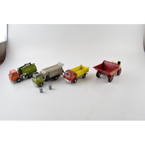 309 - A collection of unboxed Dinky and similar die-cast model vehicles. To include Dinky Toys Refuse Wago... 