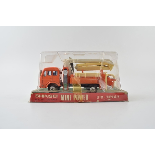 311 - Vintage Shinsei Quality Die-Cast models Made in Japan. To include 638 360 Dump Truck, 4166 Peterbuil... 