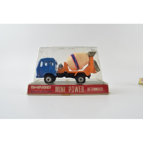 311 - Vintage Shinsei Quality Die-Cast models Made in Japan. To include 638 360 Dump Truck, 4166 Peterbuil... 