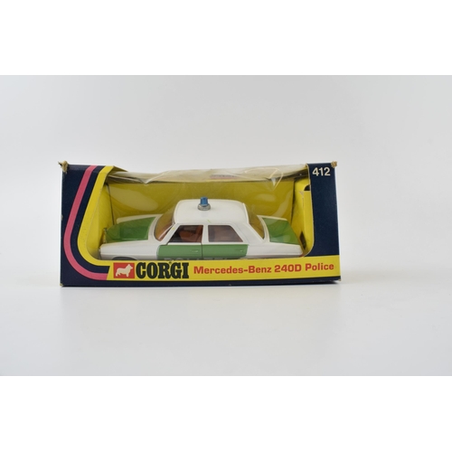 317 - Corgi Toys boxed die-cast collectables 405 Chevrolet-Superior 61 Ambulance, 412 Mercedes-Benz 240D P... 