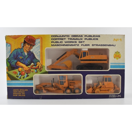 321 - Joal vintage die-cast Earthmovers / Heavy Plant Gift Set No. 1 to include Caterpillar 225 Earth Move... 