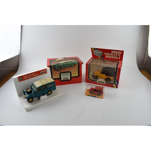 329 - Polistil die-cast model Totota Land Cruiser S 695 1:25 scale, Polistil Land Rover Station Wagon S 49... 