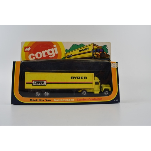 334 - Corgi die-cast vehicles to include, 2015 Mercedes-Benz Car Transporter, 2018 Corgi Super Scania Cont... 