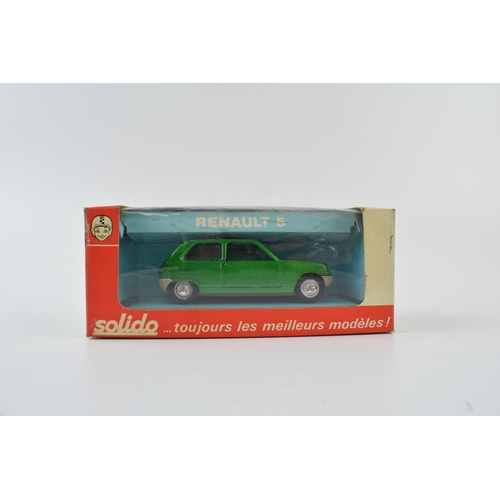 339 - A collection of vintage Solido boxed toys to include. N0. 616 Peugeot 504 with Horse Box, No, 373 Ca... 