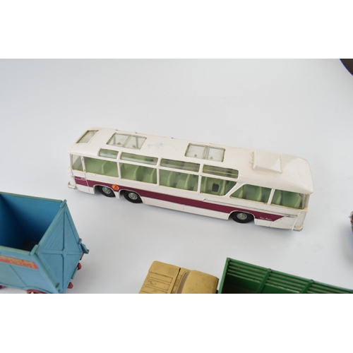 347 - A collection of unboxed vintage die-cast model vehicles by manufacturers Dinky, Corgi and Matchbox.