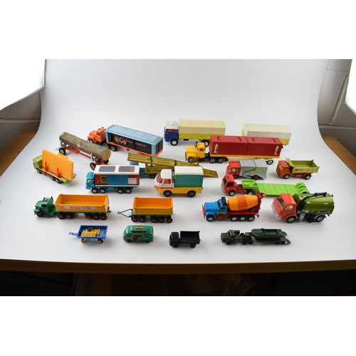 359 - Vintage unboxed die-cast toys, to include, Dinky, Matchbox Super Kings, Corgi and similar manufactur... 