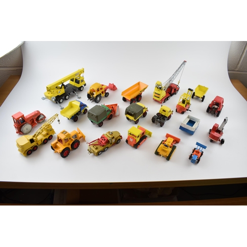 360 - Vintage unboxed die-cast toys, to include, Dinky, Matchbox Super Kings, Corgi and similar manufactur... 