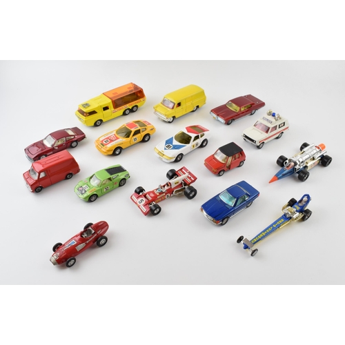 361 - Vintage unboxed die-cast toys, to include, Dinky, Matchbox Super Kings, Corgi and similar manufactur... 