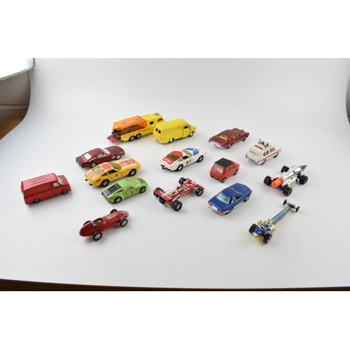 361 - Vintage unboxed die-cast toys, to include, Dinky, Matchbox Super Kings, Corgi and similar manufactur... 