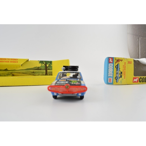 363 - Boxed Corgi Toys No. 302 Hillman Hunter London to Sidney Marathon Winner. Together with another unbo... 