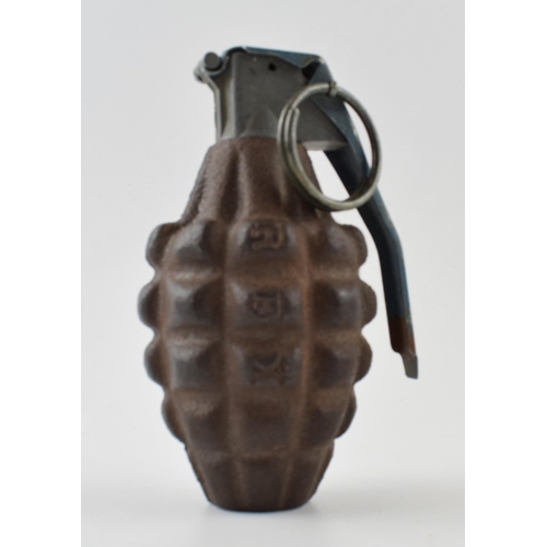 378 - A deactivated grenade ME177L, Fuze M228 complete with original pin.