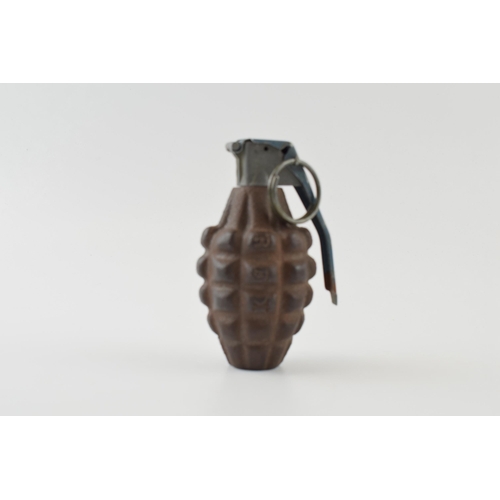 378 - A deactivated grenade ME177L, Fuze M228 complete with original pin.