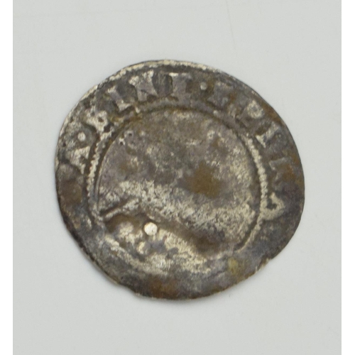 398 - Queen Elizabeth I silver 1 1/2 pence. 15.7mm Diameter, 0.60mm thick, M/M A Condition V/G. Weight 0.7... 