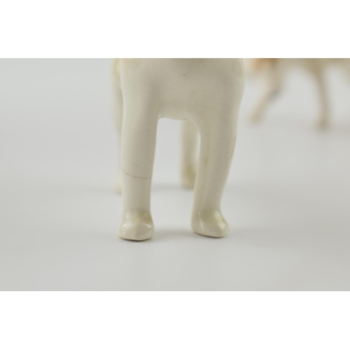 65 - Beswick matt foxhounds with a gloss version (3)