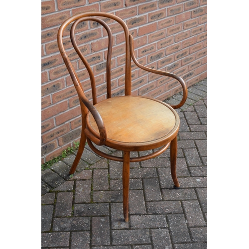 214 - Early 20th century Thonet bentwood chair, 95cm tall.