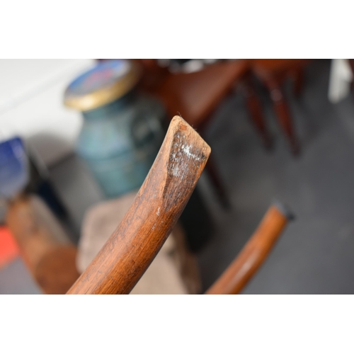 214 - Early 20th century Thonet bentwood chair, 95cm tall.