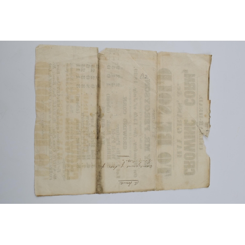 245 - 1839 Cellerhead sale sheet 'Growing Corn'.