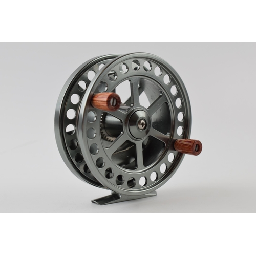 284 - Modern 'Marco' Centrepin fishing reel. New old stock condition in velveteen reel bag. Ideal for use ... 