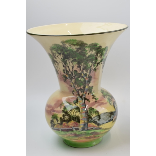 151 - Royal Doulton seriesware to include Gumtrees vase and Wild Roses vase (2), tallest 24cm.