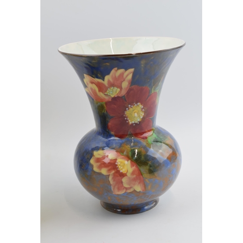 151 - Royal Doulton seriesware to include Gumtrees vase and Wild Roses vase (2), tallest 24cm.