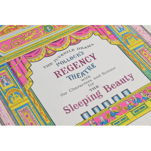 305 - The Juvenile Drama Pollock's Regency Theatre Book with the Characters and Scenes for 'The Sleeping B... 