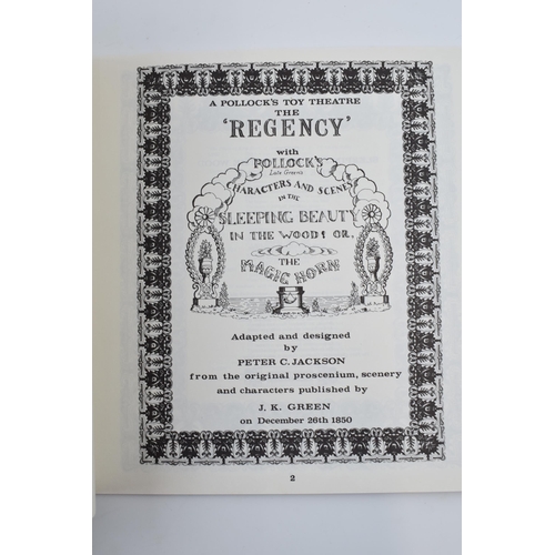 305 - The Juvenile Drama Pollock's Regency Theatre Book with the Characters and Scenes for 'The Sleeping B... 