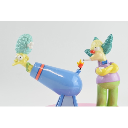 110A - Boxed Coalport Characters The Simpsons figure Side Show Mel Gets Fired, limited edition of 2000.