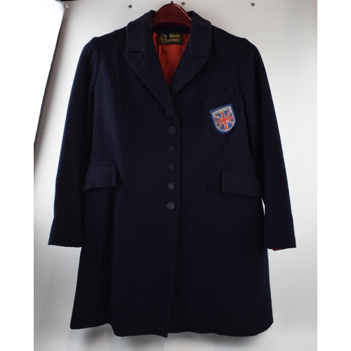 541 - David Gertstein equestrian jacket. Vintage GB team badge on blazer pocket. Size small mans.