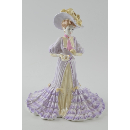 102 - Boxed Coalport limited edition lady figure High Society Lady Elizabeth.