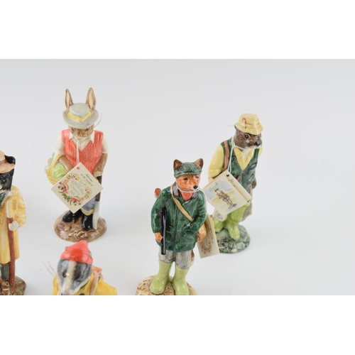 87 - Beswick English Country Folk collection to include Huntsman Fox, Fisherman Otter, Shepherd Sheepdog ... 