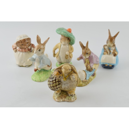 170 - Beswick Beatrix Potter figures to include Mr Alderman Ptolemy, Mrs Rabbit and Bunnies, Benjamin Bunn... 