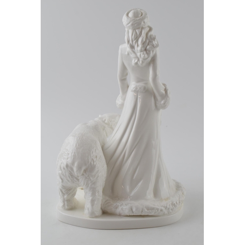 174 - Coalport figure Valentina and the Bear CW567, limited edition.